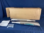 New (misaligned Tip) Vance & Hines 4" Round Slip-on Mufflers, 16798, 1801-0858*. Fixed Price $330.00.