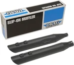 Drag Specialties 1801-1188 Matte Black 4" Slashdown Slip-on Mufflers For 95-16. Fixed Price $374.45.