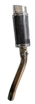 Delkevic Carbon Fibre Round Exhaust Silencer Can Pr 1834. Fixed Price $149.93.