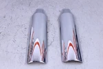 Harley-davidson Xl Sportster Oem Chrome Heat Shields Set 65400199. Fixed Price $25.00.