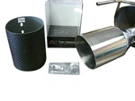 Universal 114MM 4.5" Slide Genuine Carbon Fiber Exhaust Tip Upgrade Sc. Fixed Price $42.74.