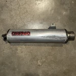 Universal Motorcycle Micron Muffler Slip. Fixed Price $75.00.