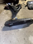 2015-2019 Yamaha R1 Full Exhaust Akrapovic Carbon Fiber Racing Line. Fixed Price $1800.00.
