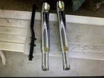 Cycle Shack Turnout Chrome Mufflers MHD-137-TO 2000-2006 Fxst Softail Models. Fixed Price $49.99.