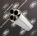 Triumph 955I Daytona 99-06 Stainless Oval Triple Outlet Race Exhaust. Fixed Price $383.50.