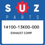 14100-13K00-000 Suzuki Exhaust Comp 1410013K00000, New Genuine Oem Part. Fixed Price $1127.65.