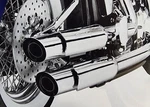 Harley-davidson Screamin' Eagle Softail Shotgun Slash Out Mufflers 80500-07. Fixed Price $299.95.