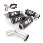 51MM For Suzuki GSXR750 Carbon Muffler Exhaust System Mid Pipe GSXR600 2011-2026. Fixed Price $108.00.