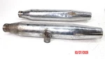 1986 Suzuki Intruder VS700GL Exhaust Tail Pipes Mufflers. Fixed Price $49.99.