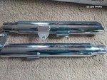 Rush Exhaust 28604-225 Slip-on Mufflers 2.25IN Baffle Baloney Cut Harley Fat Bob. Fixed Price $84.50.