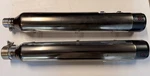 Harley-davidson 21 & Later M8 Cvo Chrome Mufflers 64900731A/32 Empire End Caps. Fixed Price $274.95.