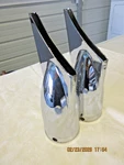 Harley Davidson Oem Used Shark Fin End Caps-late Model STYLE-65263-97 Lg Hole. Fixed Price $250.00.
