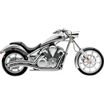 Cobra Speedster Swept Exhaust - Chrome VT1300 1233. Fixed Price $930.61.