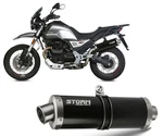 Exhaust Storm By Mivv Muffler Oval Steel Black For Moto Guzzi V85 Tt 2019 2024. Fixed Price $256.53.