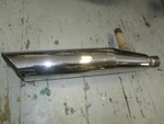 Oem Suzuki 1987 1988 VS1400 Intruder Right Muffler 14310-38B51. Fixed Price $65.95.