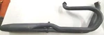 1982 Harley Shovelhead Black 2INTO1 Exhaust Pipes Muffler Fxe Fxb Fxs Fxwg. Fixed Price $899.99.