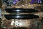 Nos Genuine Harley Davidson Screamin Eagle Ii Mufflers Softail 80354-00. Fixed Price $234.95.