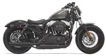 Bassani 3" Slash Cut Slip-on Mufflers Black #1X27SBB Harley Davidson Sportster. Fixed Price $494.95.