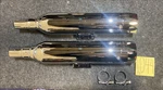 Tab Performance Softail Short Chrome Exhaust Pipes Zombie (loud) Baffles #1044. Fixed Price $314.95.