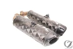 11-13 Ducati 1198 848 Two Brothers Black Series Slip On Muffler Exhaust Set. Fixed Price $405.95.