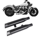 3.0''SLIP Ons For Indian Scout Exhaust, Deep Tone Muffler Black. Fixed Price $195.99.