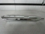 95-16 Harley Davidson Touring Hash Pipes 4" Slip-on Muffler Left Side Only. Fixed Price $299.99.
