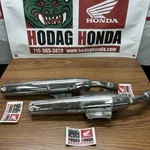 Honda Shadow VT750 Muffler Assy 18310-MAA-A01 & 18410-MAA-A01 Fits 97-07 Models. Fixed Price $100.00.