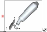 Bmw Genuine Hp Exhaust Pipe Silencer Sport Akrapovic R1200RT K52 2014-2018. Fixed Price $1470.26.