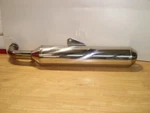 2005-2007 Moto Guzzi Breva 1100 Oem Muffler, Stainless Steel, GU05122930. Fixed Price $99.00.