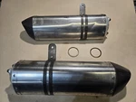 06-07 ZX10R Akrapovic Exhaust Can Muffler Slip On Pipe Titanium #164. Fixed Price $469.99.