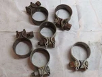 Lot ALL6 Exhaust Pipe Muffler Clamp 50MM Bmw R1100GS R1100RT R1150RT 18211341478. Fixed Price $9.00.
