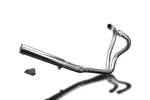 Yamaha XS650 1974-1981 Delkevic Complete Exhaust 2-1 Stainless Straight Muffler. Fixed Price $400.99.