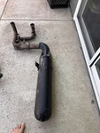 2008-10 Can Am Spyder Muffler With Exhaust. Fixed Price $220.00.