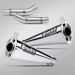 For Suzuki Hayabusa GSX1300R Motorcycle Exhaust System Brock Escape Muff. Fixed Price $475.99.