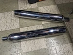 Harley-davidson Street Glide Mufflers Left And Right 65591-06 & 65592-06. Fixed Price $69.99.