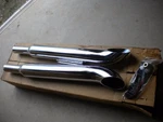 Nos Mac Chrome Turn Out Mufflers Exhaust 1977-2005 Kawasaki KZ1000 002 0510. Fixed Price $224.95.