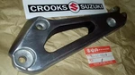 Nos 43821-49510 GSX1100/GS1100 Genuine Suzuki Left Hand Footrest/muffler Bracket. Fixed Price $48.34.