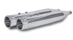 Components Rcx 4.5" Rival Chrome W/ Tips Slip Mufflers Harley Flh. Fixed Price $660.56.