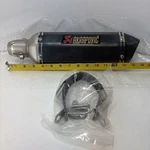 Akrapovic Multi Sports Silencer Universal Fit Motorcycle Exhaust Muffler Pi. Fixed Price $85.95.