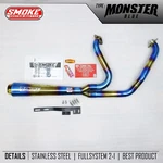 2-1 Exhaust Pipe Muffler Fits Harley Davidson Touring Roadking Flhr 1999-2016. Fixed Price $427.50.