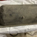 Vintage Auxiliary, Vacuum Canister, Flat Mounting Surface 19 10 X5. Fixed Price $55.20.