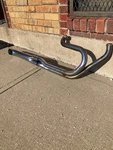 Harley Shovelhead 2 Into 1 Exhaust Fxe Superglide Header Pipe Muffler Chopper. Fixed Price $350.00.