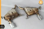 07-09 Mercedes X164 GL450 Left & Right Exhaust Mufflers Pipe Set Oem. Fixed Price $213.39.