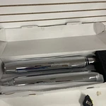 2017+ Harley Davidson Stock Touring M8 Chrome Slash Cut Slip Exhaust Mufflers. Fixed Price $59.95.