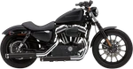 Cobra Slip-on Mufflers With Tips For V-twin Black 6031RB. Fixed Price $467.13.