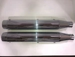 Rc Components 3" Chrome Slip-on Mufflers For 14-19 Xl Models. Fixed Price $130.00.