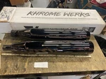 Black Chrome Screamin Eagle Mufflers Harley Cvo M8 2017 New T/o Slip On Touring. Fixed Price $249.95.