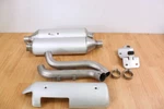 04-08 Ducati Monster S4R Exhaust Muffler Pair Slip Can Silencer Oem. Fixed Price $249.00.