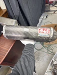 Yoshimura 14630E7220 RS-5 Signature Series Slip-on, Carbon Fiber Muffler. Fixed Price $100.00.