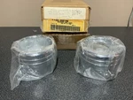 Nos Pair Of Drag Specialties Chrome 2.5 Inch Grooved Exhaust End Caps DS-202196. Fixed Price $89.95.